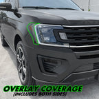 2018-2021 Ford Expedition | Headlight Side Marker PreCut Tint Overlays