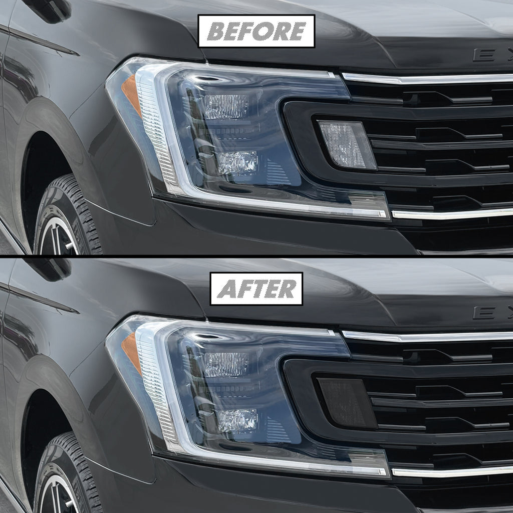 2018-2021 Ford Expedition | Headlight Turn Signal PreCut Tint Overlays