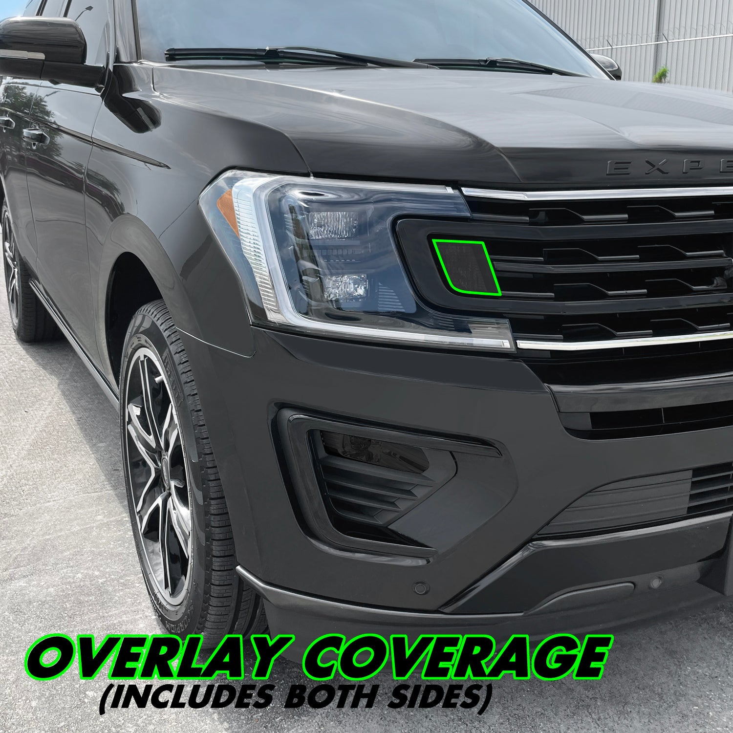 2018-2021 Ford Expedition | Headlight Turn Signal PreCut Tint Overlays