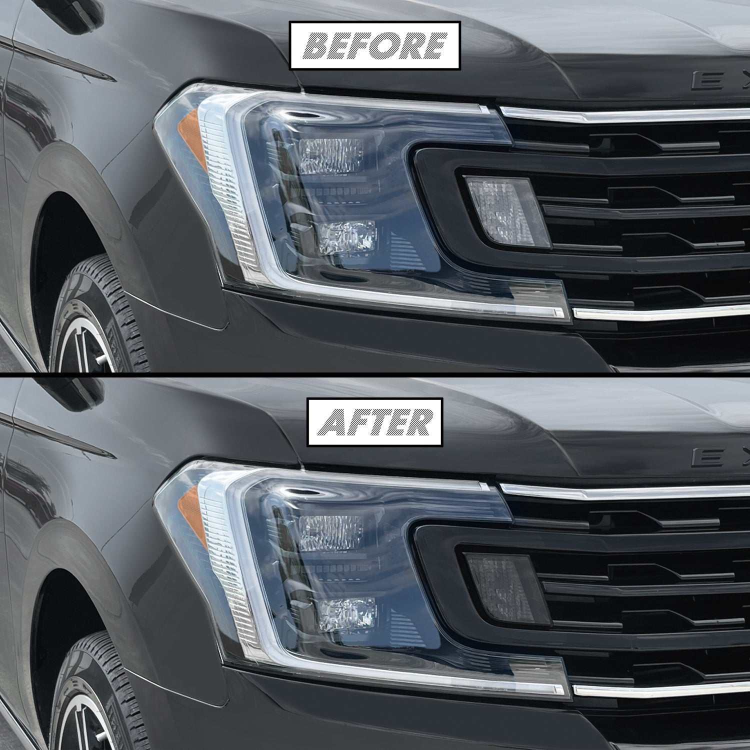 2018-2021 Ford Expedition | Headlight Turn Signal PreCut Tint Overlays