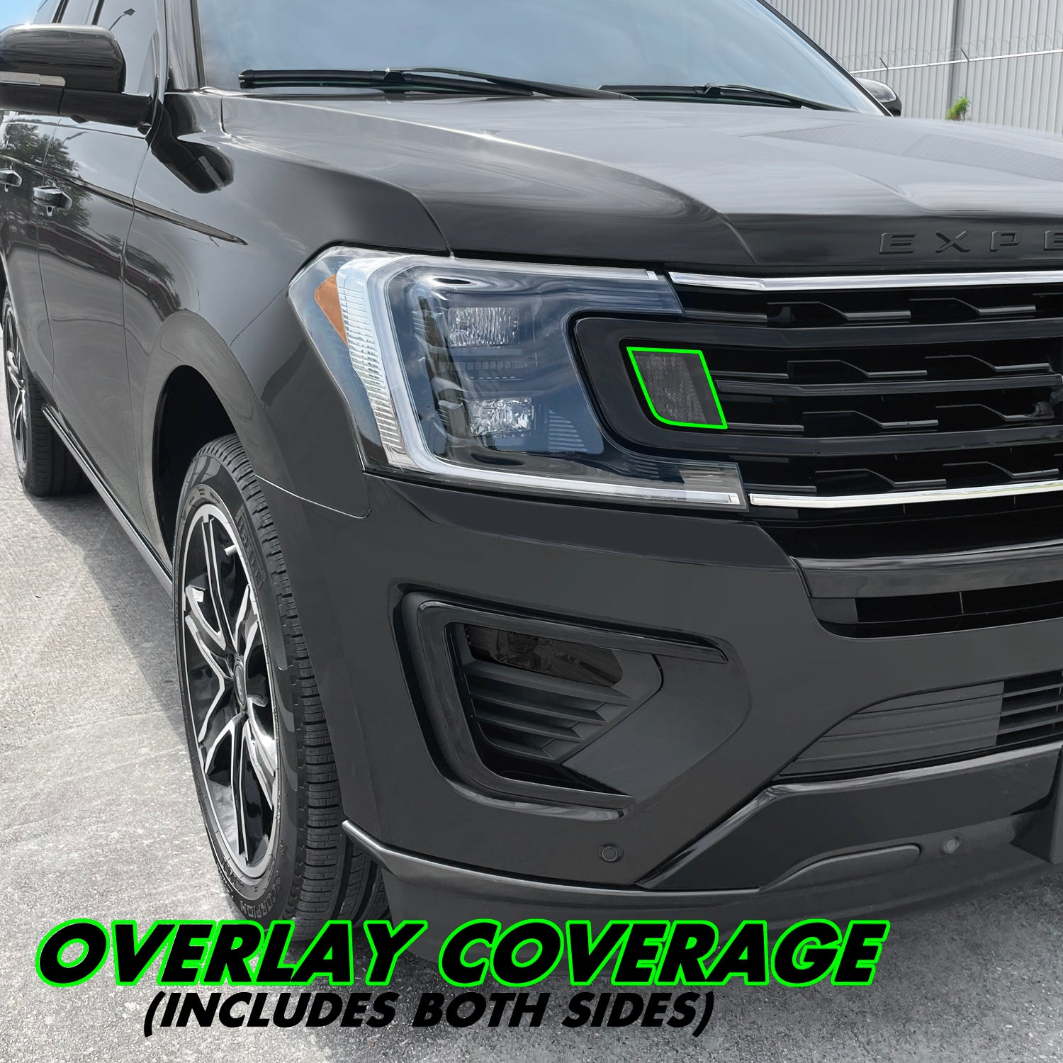 2018-2021 Ford Expedition | Headlight Turn Signal PreCut Tint Overlays