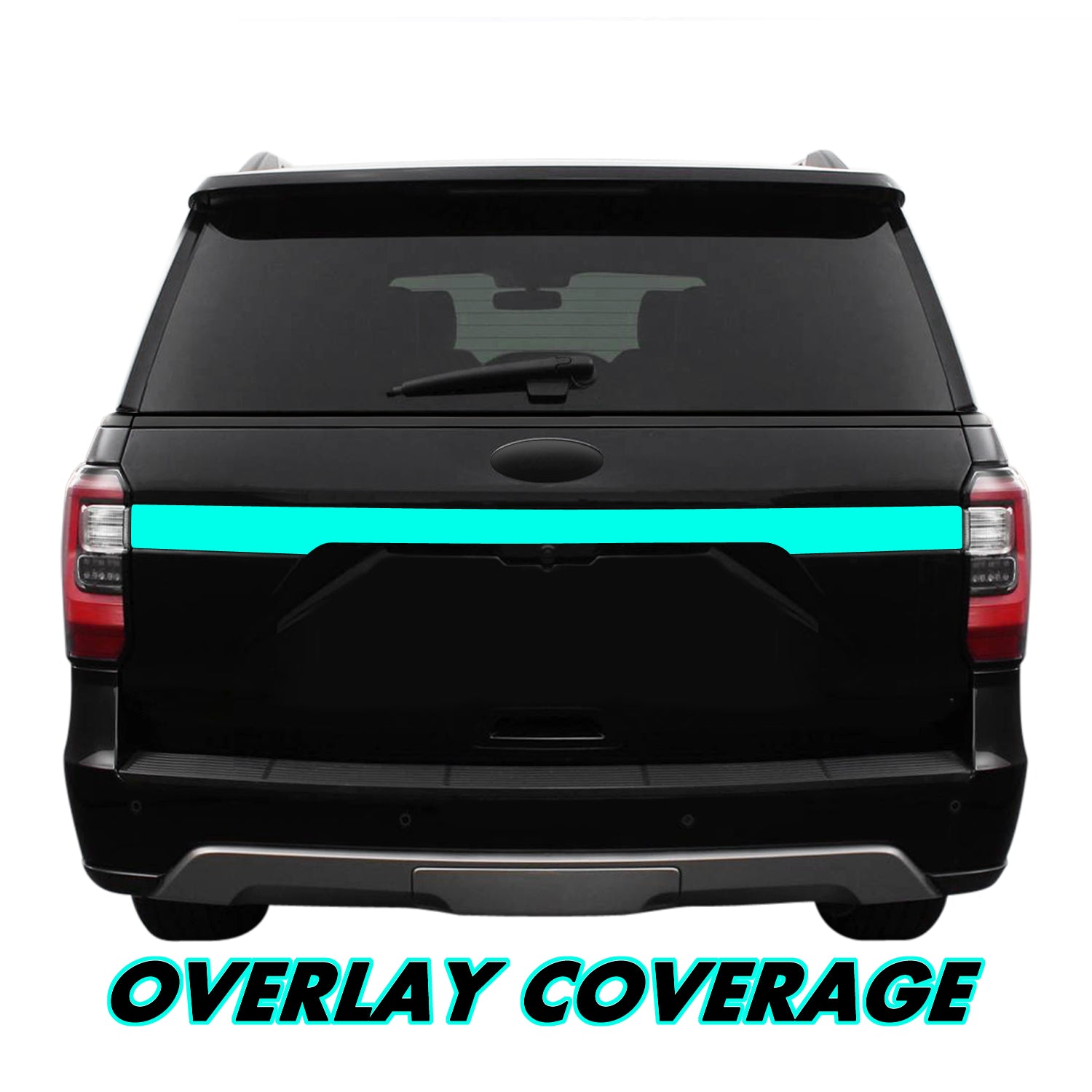 2018-2021 Ford Expedition | Tailgate Trim Chrome Delete PreCut Vinyl Wrap