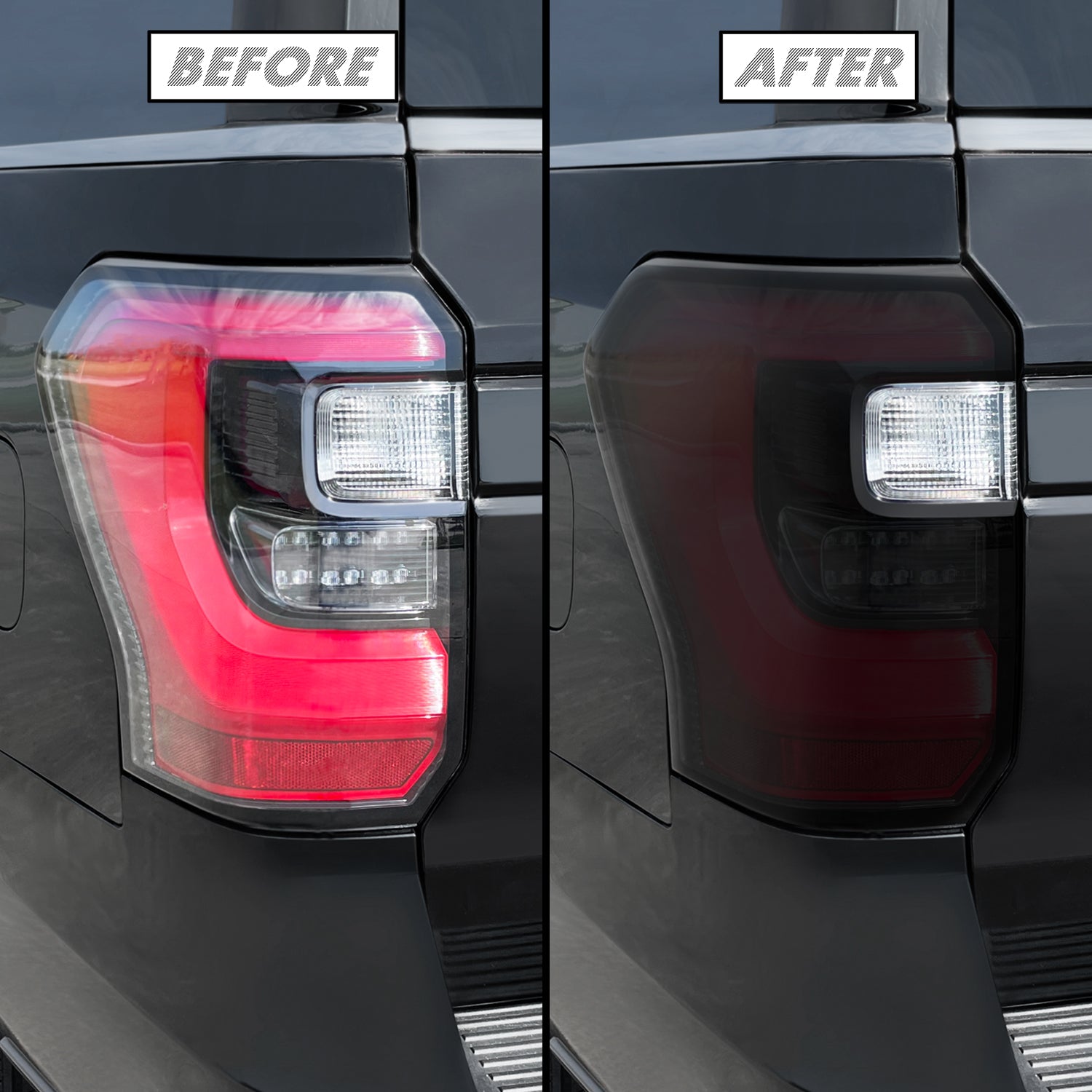 2018-2021 Ford Expedition | Tail Light Cutout PreCut Tint Overlays