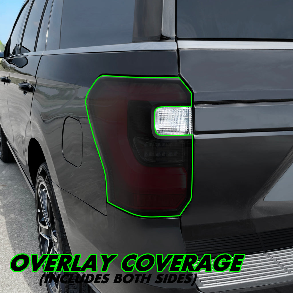 2018-2021 Ford Expedition | Tail Light Cutout PreCut Tint Overlays
