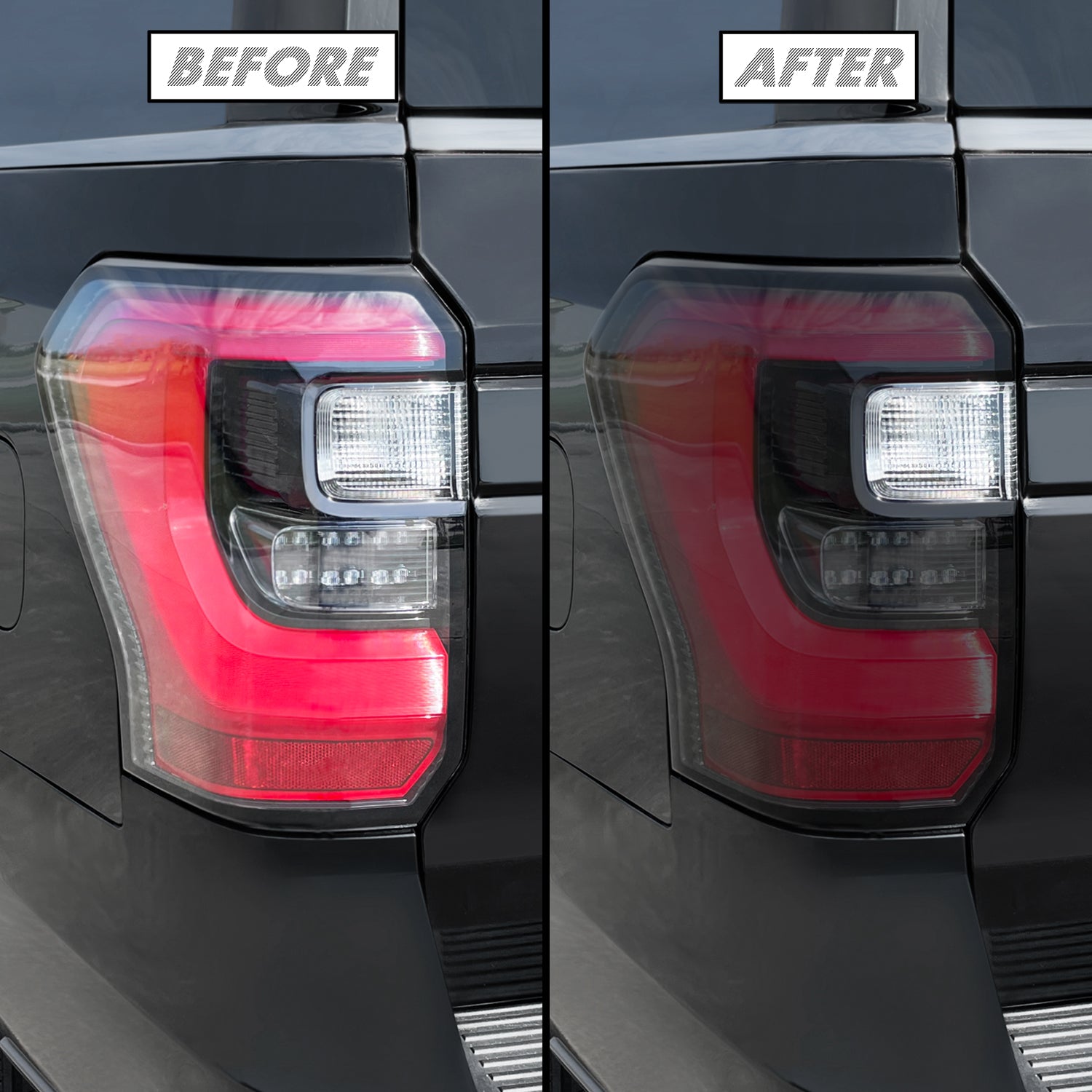 2018-2021 Ford Expedition | Tail Light Cutout PreCut Tint Overlays