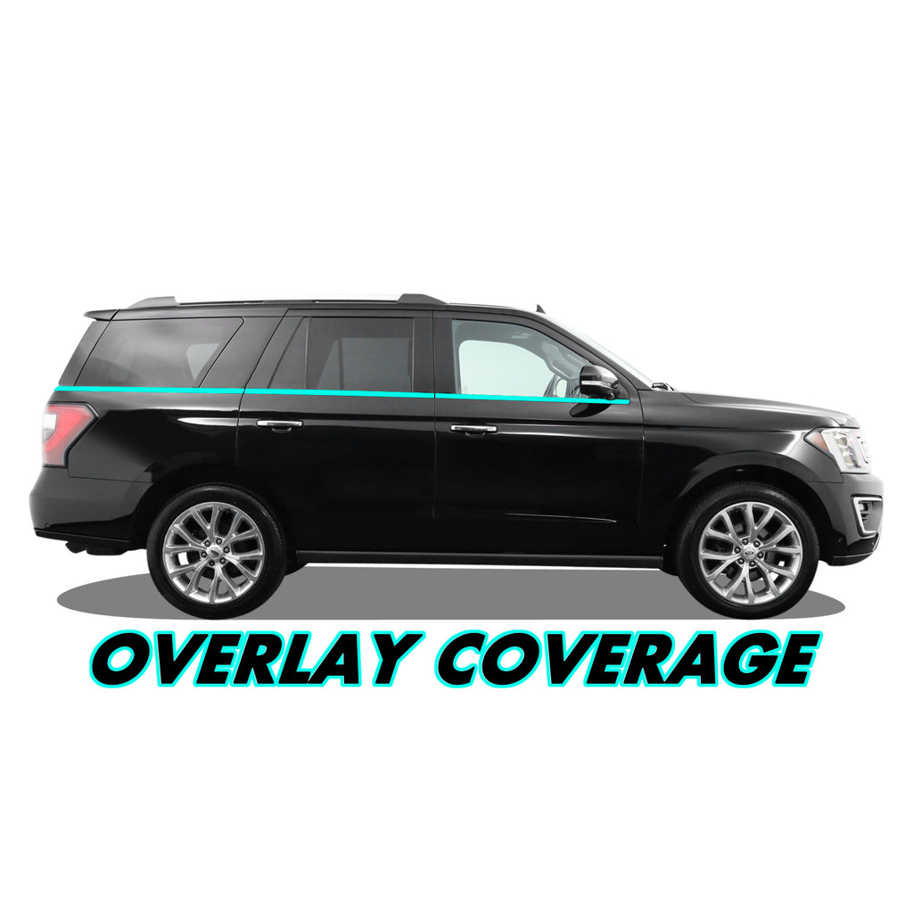 2018-2021 Ford Expedition | Window Trim Chrome Delete PreCut Vinyl Wrap