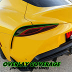 2020-2023 Toyota Supra | Tail Light Eyelid PreCut Vinyl Overlays