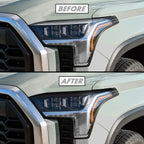 2022-2026 Toyota Tundra | Headlight Eyelid PreCut Vinyl Overlays