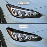 2018-2023 Subaru Crosstrek | Headlight Eyelid PreCut Vinyl Overlays