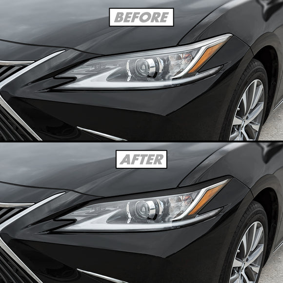 2019-2023 Lexus ES | Headlight Eyelid PreCut Vinyl Overlays
