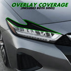 2019-2023 Nissan Maxima | Headlight Eyelid PreCut Vinyl Overlays