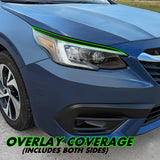2020-2022 Subaru Legacy | Headlight Eyelid PreCut Vinyl Overlays