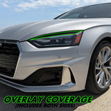 2020-2024 Audi A5 / S5 / RS5 | Headlight Eyelid PreCut Vinyl Overlays