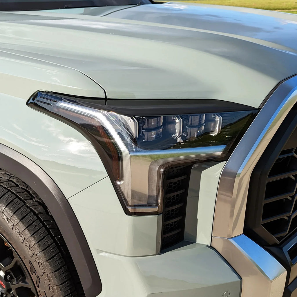 2022-2026 Toyota Tundra | Headlight Eyelid PreCut Vinyl Overlays