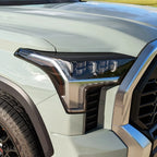 2022-2026 Toyota Tundra | Headlight Eyelid PreCut Vinyl Overlays