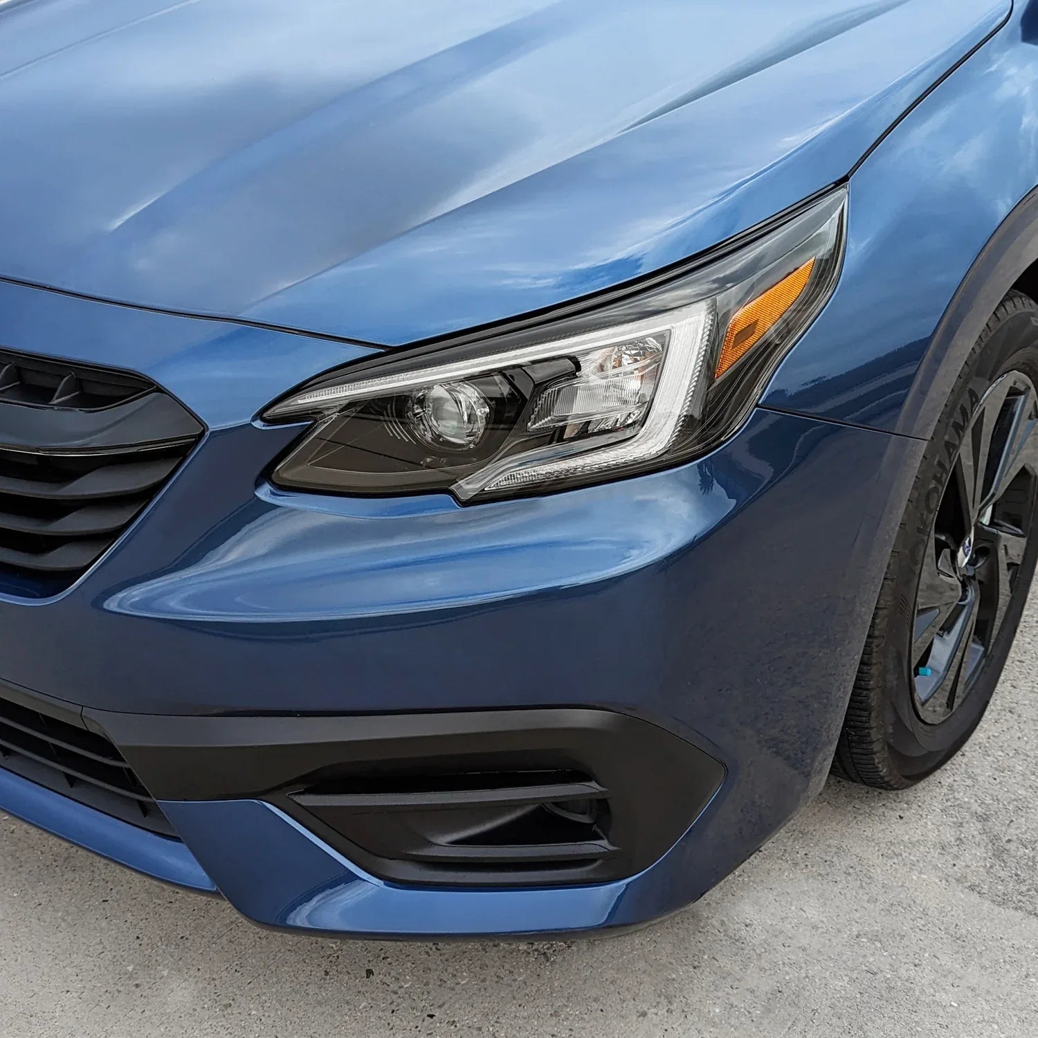 2020-2022 Subaru Legacy | Headlight Eyelid PreCut Vinyl Overlays