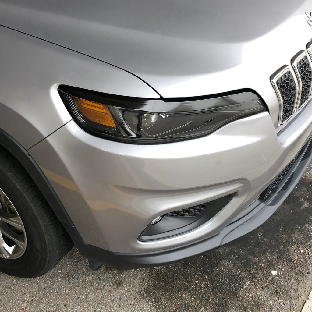2019-2023 Jeep Cherokee | Headlight Eyelid PreCut Vinyl Overlays