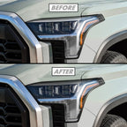 2022-2026 Toyota Tundra | Headlight Eyelid PreCut Vinyl Overlays