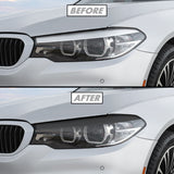 2017-2020 BMW 5 Series G30 | Headlight Eyelid PreCut Vinyl Overlays