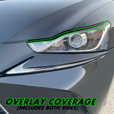 2017-2020 Lexus IS | Headlight Eyelid PreCut Vinyl Overlays