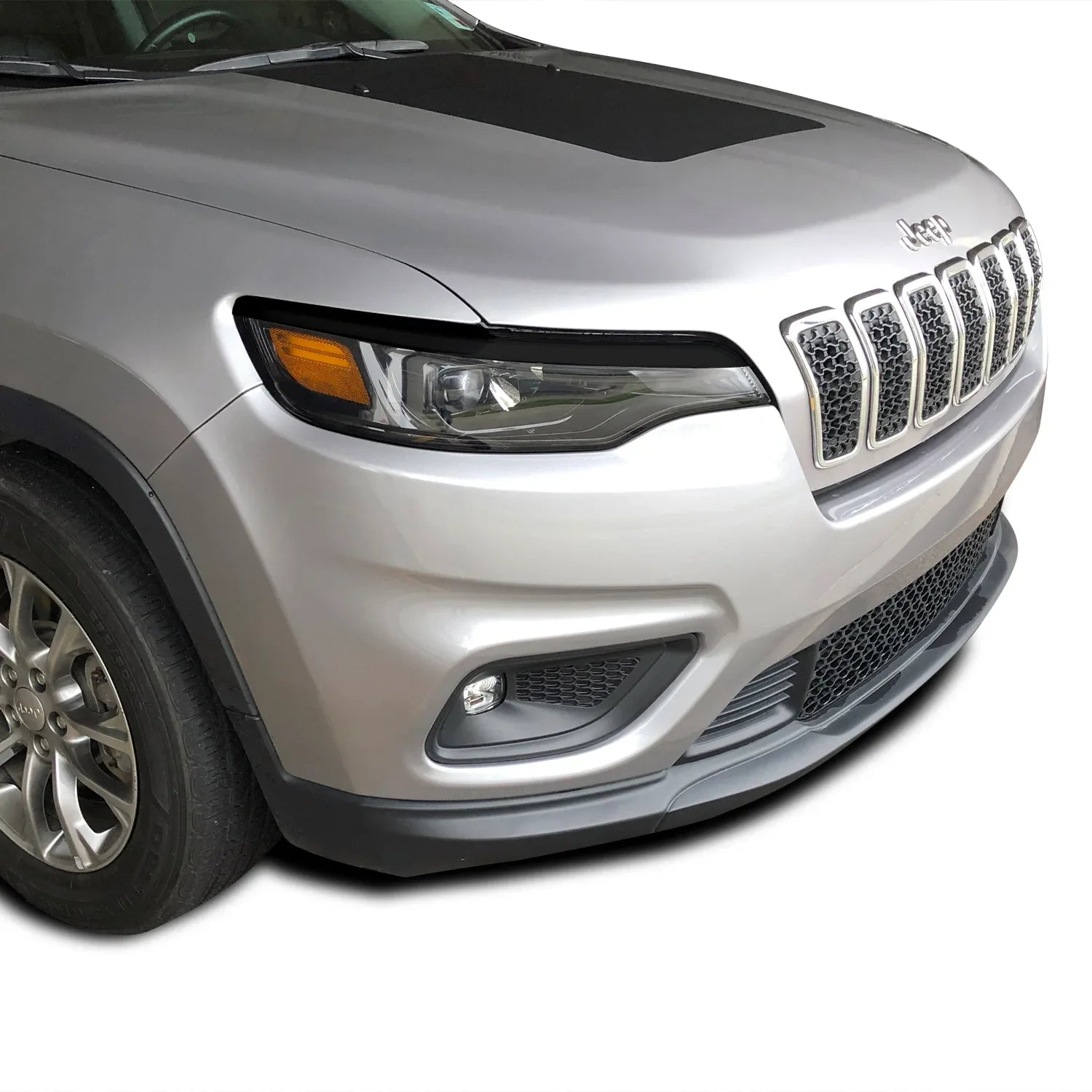 2019-2023 Jeep Cherokee | Headlight Eyelid PreCut Vinyl Overlays