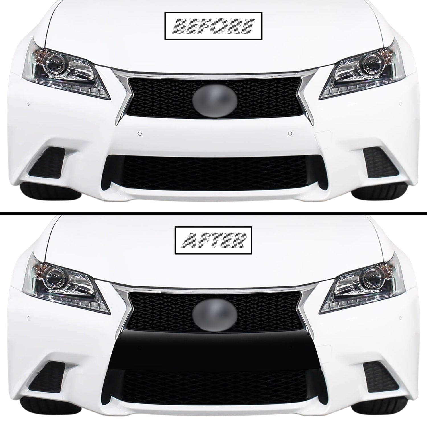 2013-2015 Lexus GS F Sport  Front Bumper Fascia Accent PreCut Vinyl W –  SlickMod