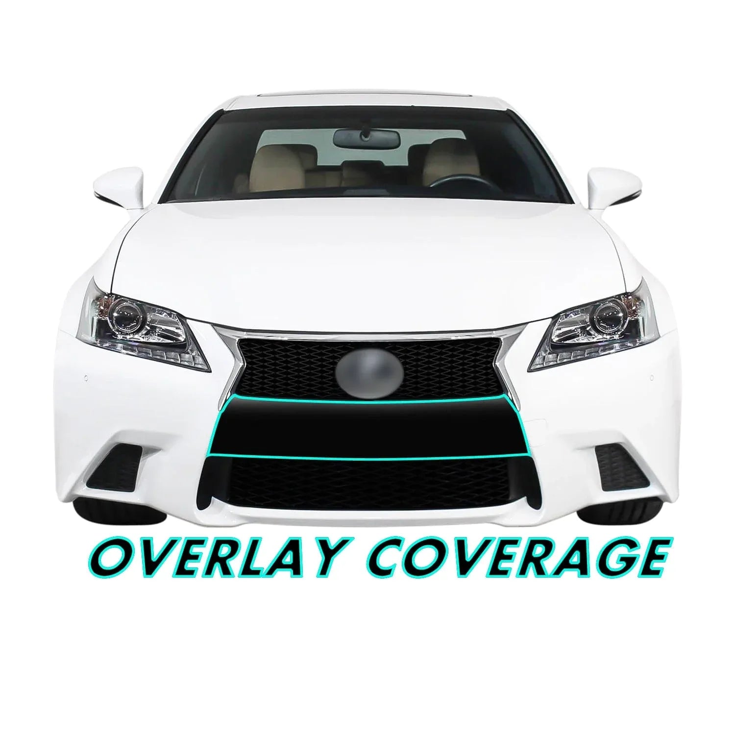 2013-2015 Lexus GS F Sport | Front Bumper Fascia Accent PreCut Vinyl Wrap