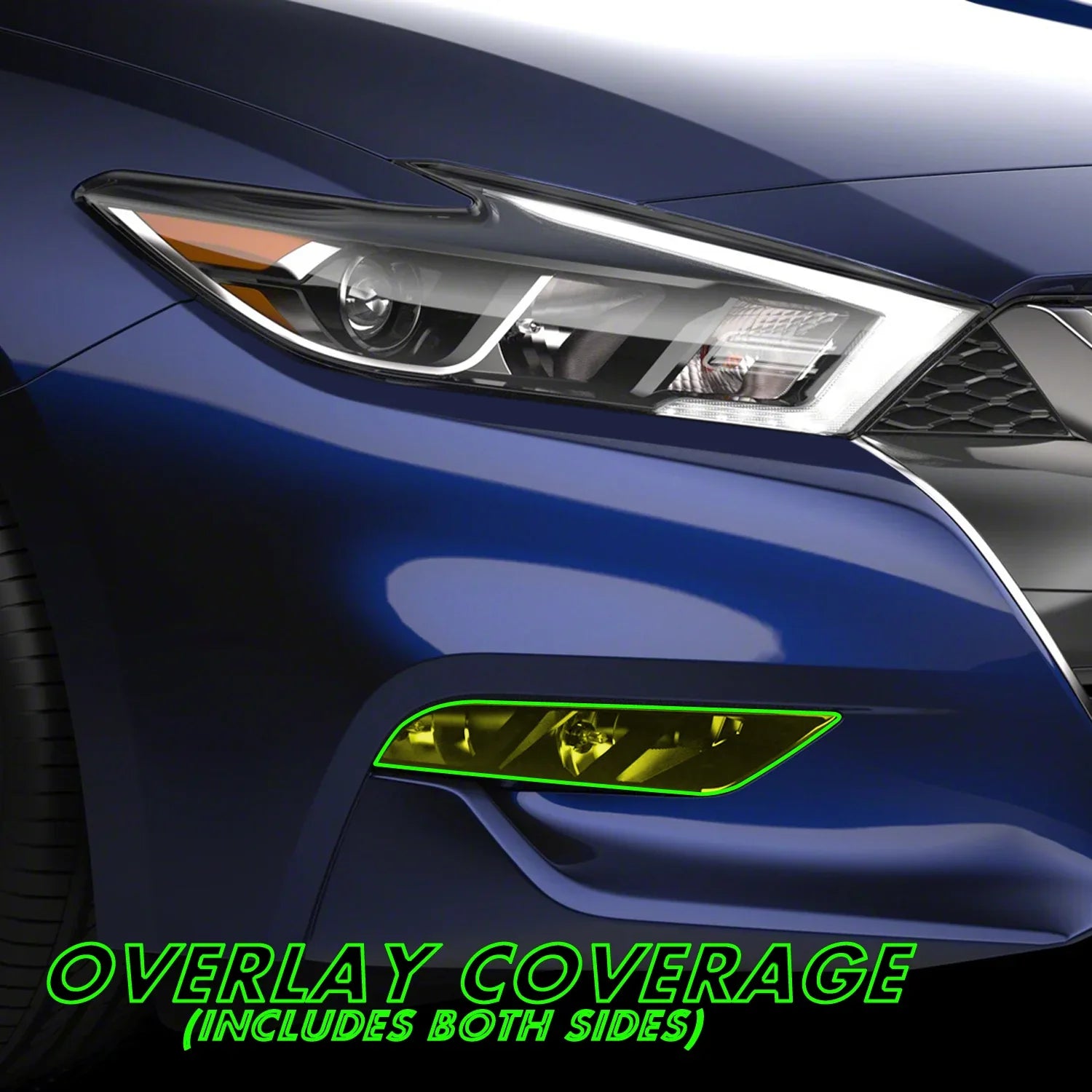 2016-2018 Nissan Maxima | Fog Light PreCut Tint Overlays