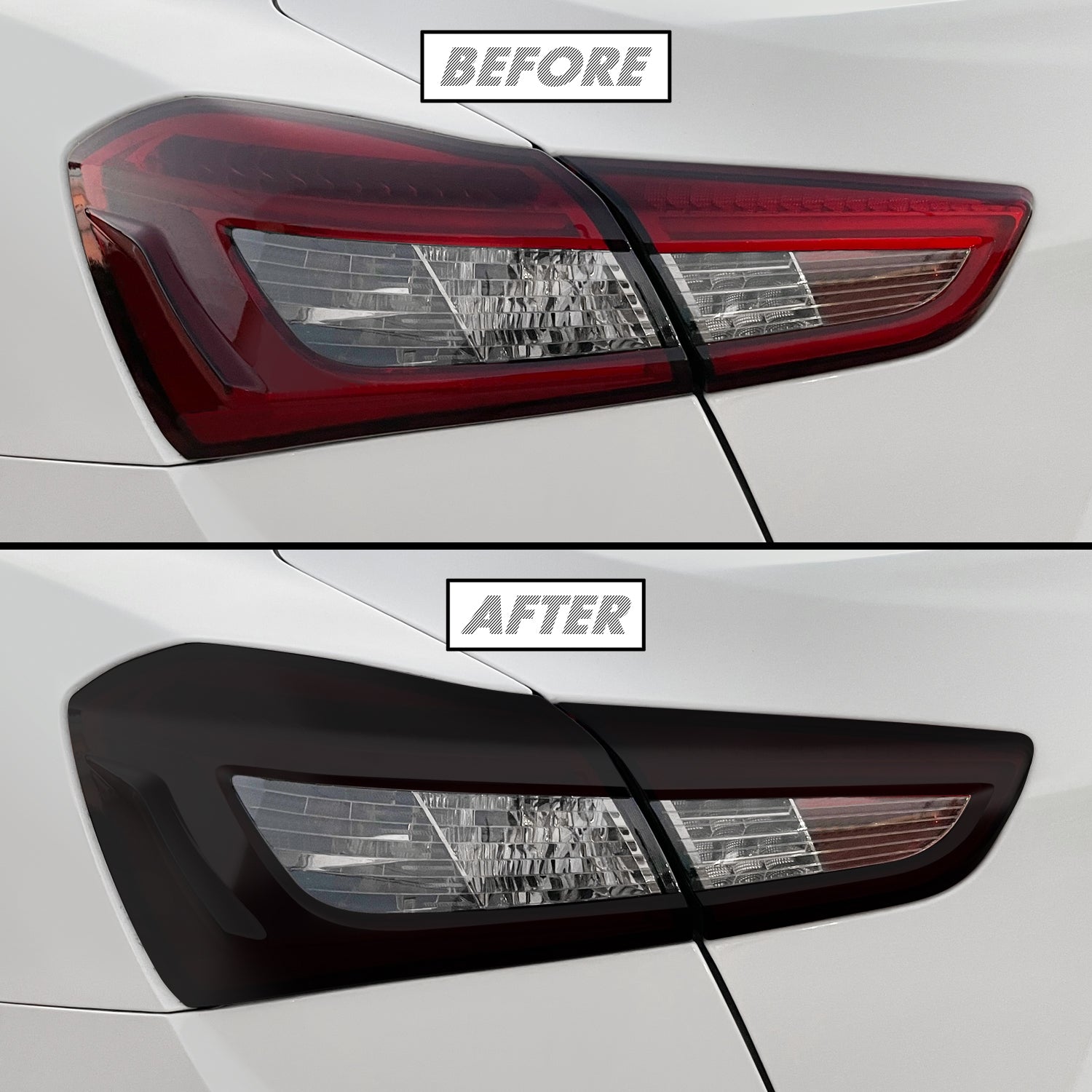 2014-2020 Maserati Ghibli | Tail Light Cutout PreCut Tint Overlays
