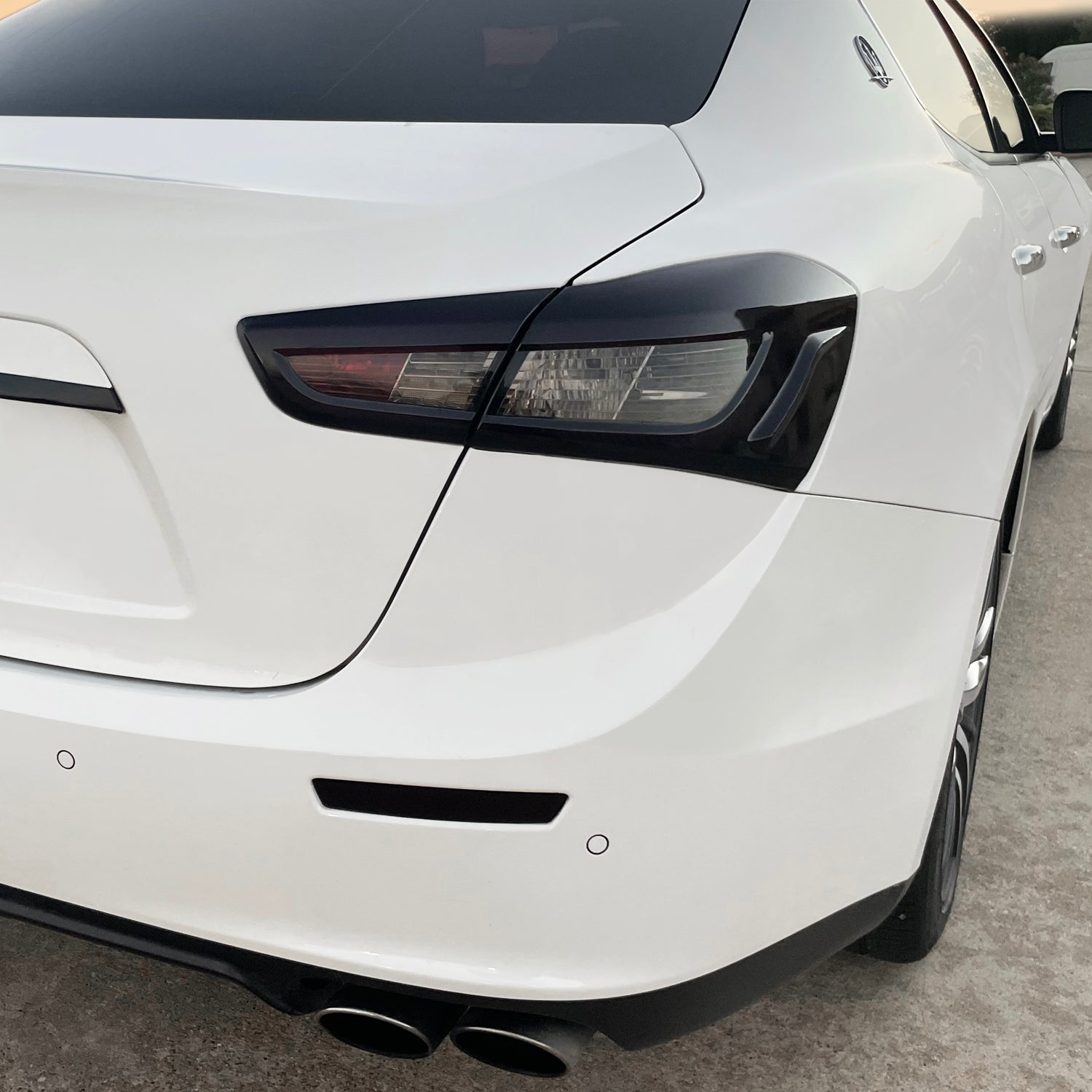 2014-2020 Maserati Ghibli | Tail Light Cutout PreCut Tint Overlays