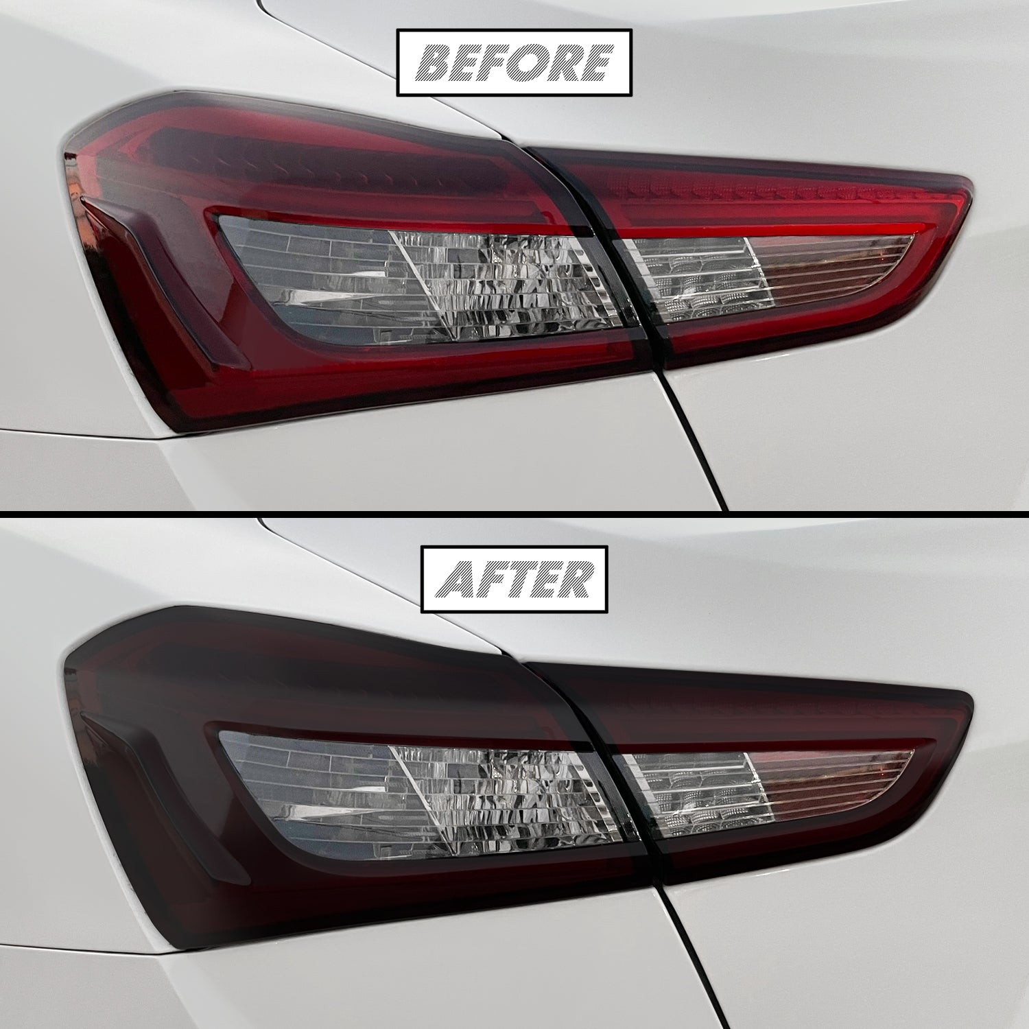 2014-2020 Maserati Ghibli | Tail Light Cutout PreCut Tint Overlays