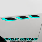 2014-2023 Maserati Ghibli | Fender Vent Trim Chrome Delete PreCut Vinyl Wrap