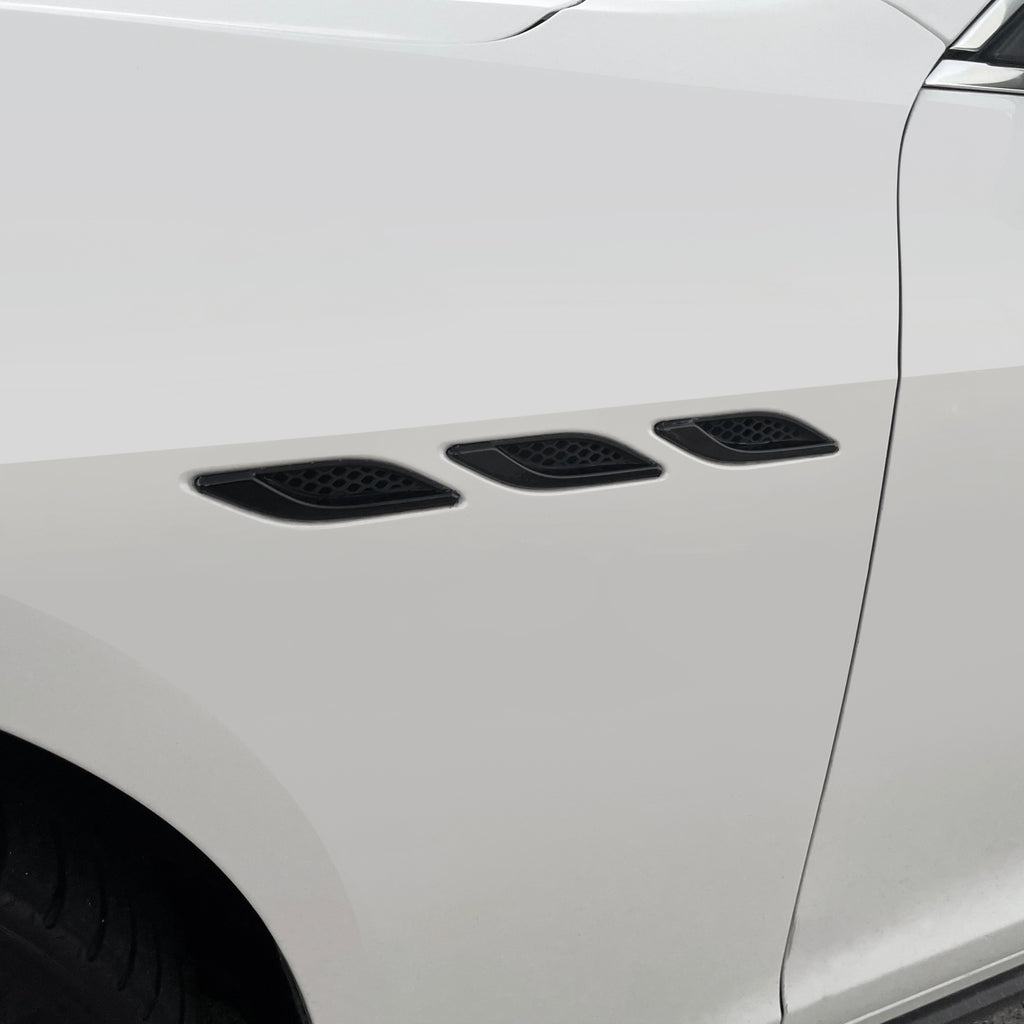 2014-2023 Maserati Ghibli | Fender Vent Trim Chrome Delete PreCut Vinyl Wrap