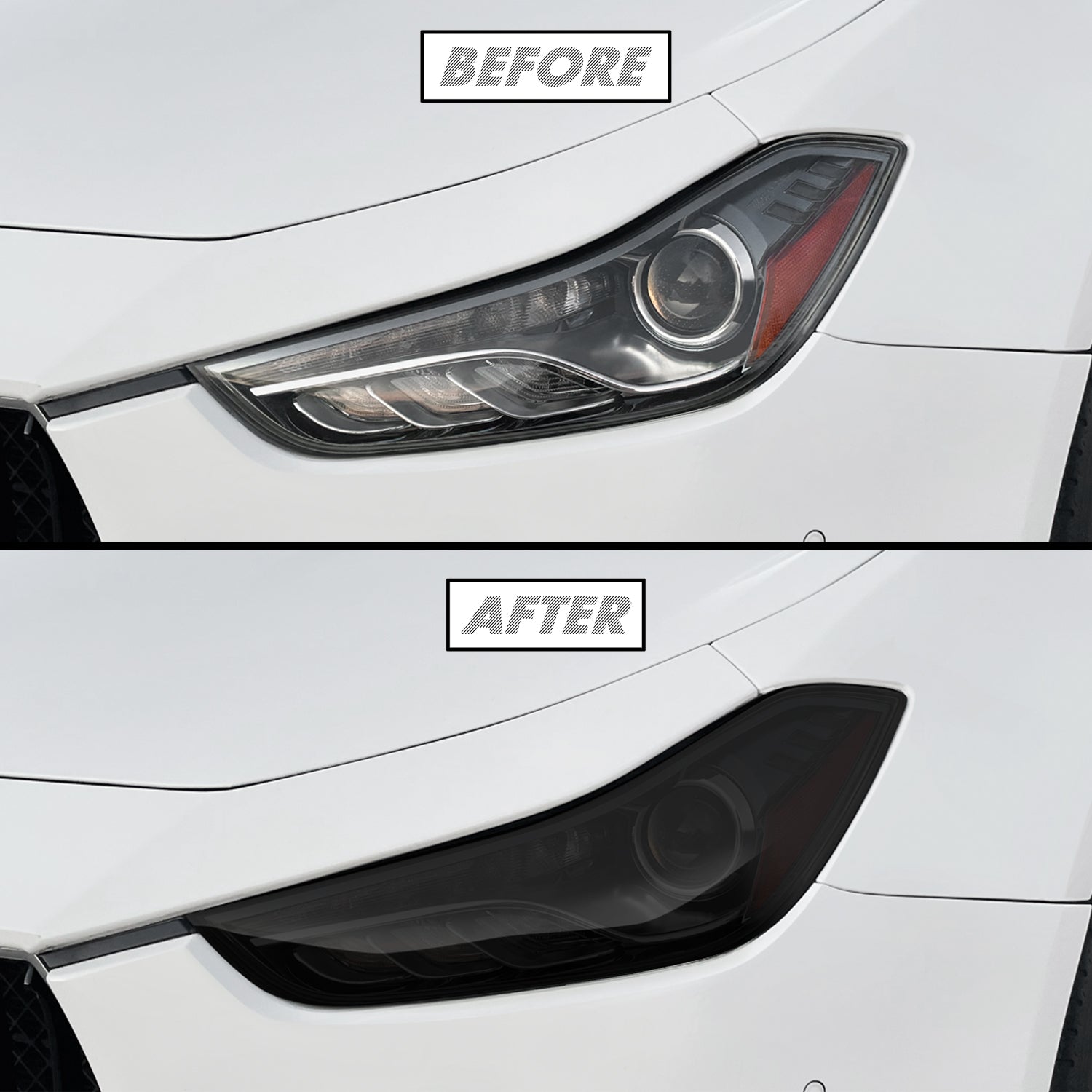 2014-2023 Maserati Ghibli | Headlight PreCut Tint Overlays