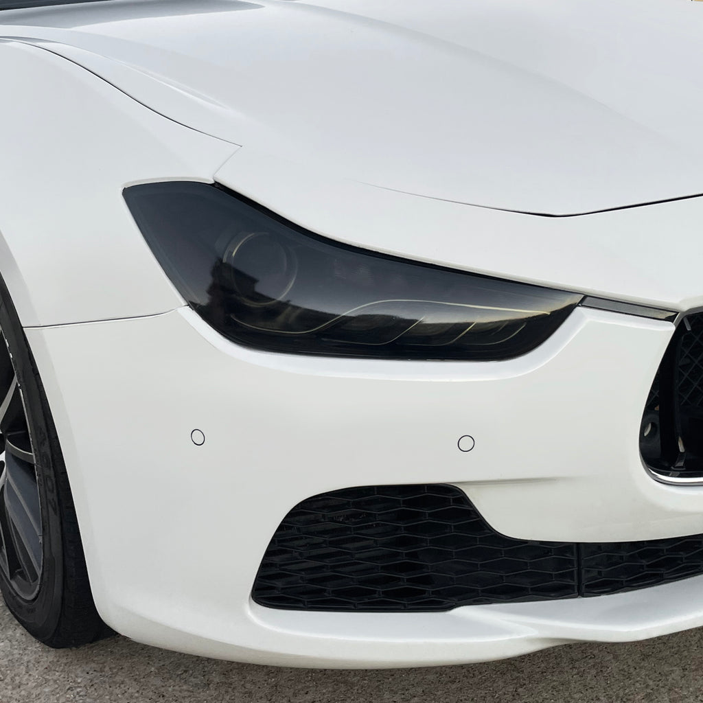 2014-2023 Maserati Ghibli | Headlight PreCut Tint Overlays