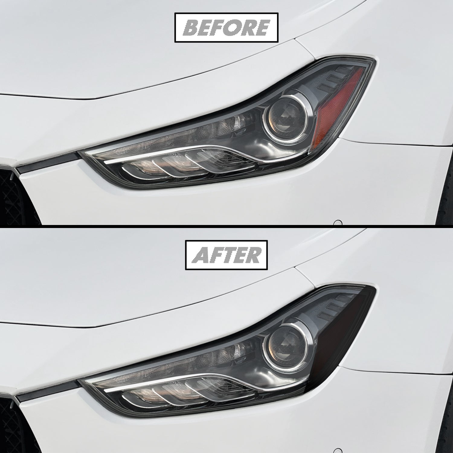 2014-2023 Maserati Ghibli | Headlight Side Marker PreCut Tint Overlays
