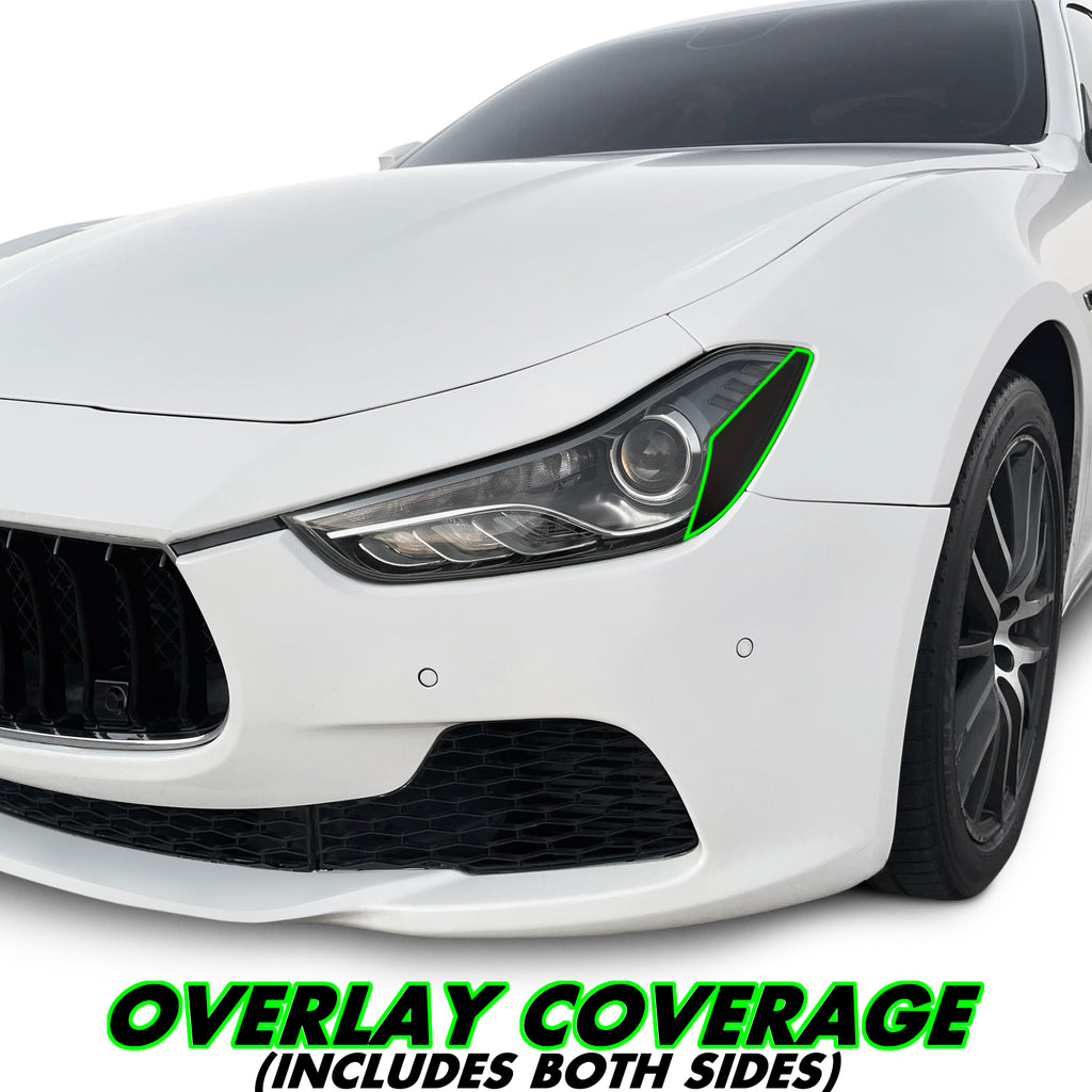 2014-2023 Maserati Ghibli | Headlight Side Marker PreCut Tint Overlays