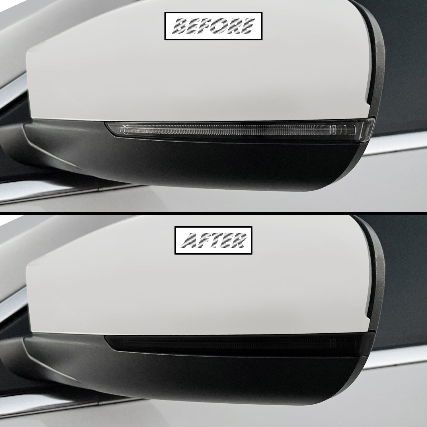 2014-2023 Maserati Ghibli | Mirror Turn Signal PreCut Tint Overlays