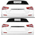 2014-2023 Maserati Ghibli | Rear Trunk Trim Chrome Delete PreCut Vinyl Wrap