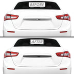 2014-2023 Maserati Ghibli | Rear Trunk Trim Chrome Delete PreCut Vinyl Wrap