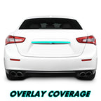 2014-2023 Maserati Ghibli | Rear Trunk Trim Chrome Delete PreCut Vinyl Wrap