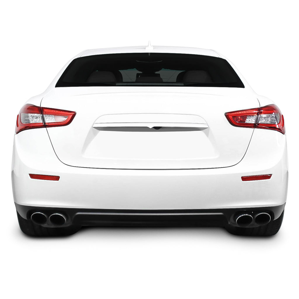 2014-2023 Maserati Ghibli | Rear Trunk Trim Chrome Delete PreCut Vinyl Wrap