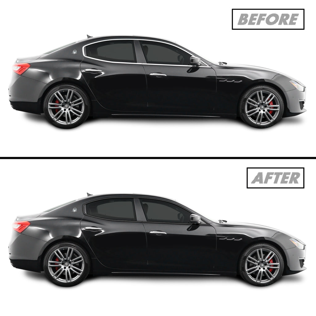 2014-2023 Maserati Ghibli | Window Trim Chrome Delete PreCut Vinyl Wrap