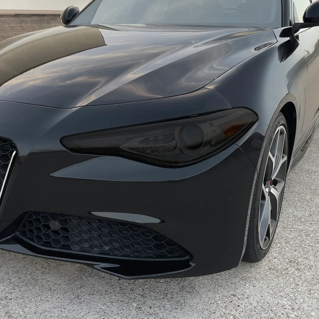 2017-2023 Alfa Romeo Giulia | Headlight PreCut Tint Overlays