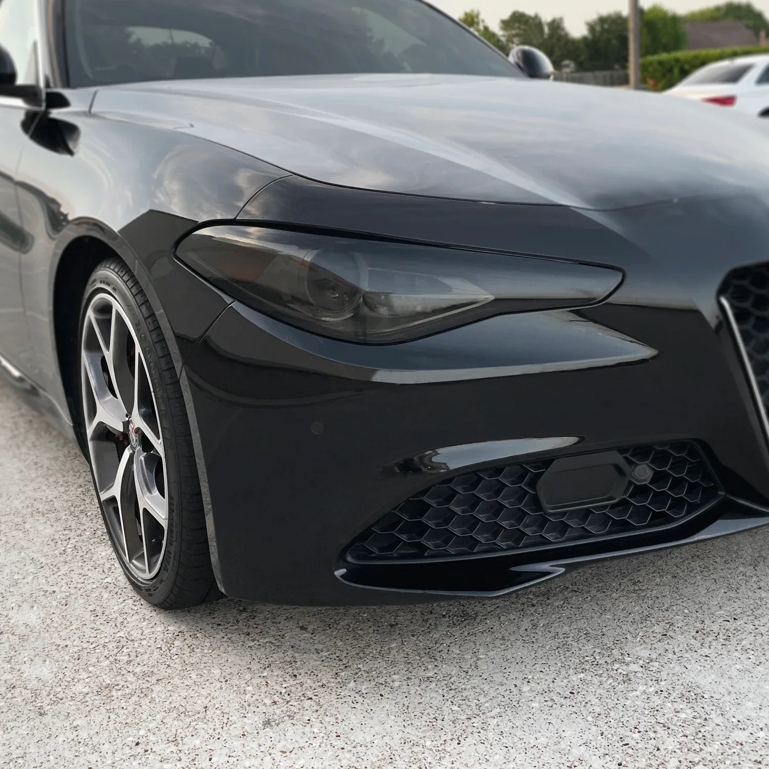 2017-2023 Alfa Romeo Giulia | Headlight PreCut Tint Overlays