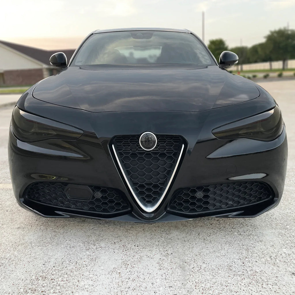 2017-2023 Alfa Romeo Giulia | Headlight PreCut Tint Overlays