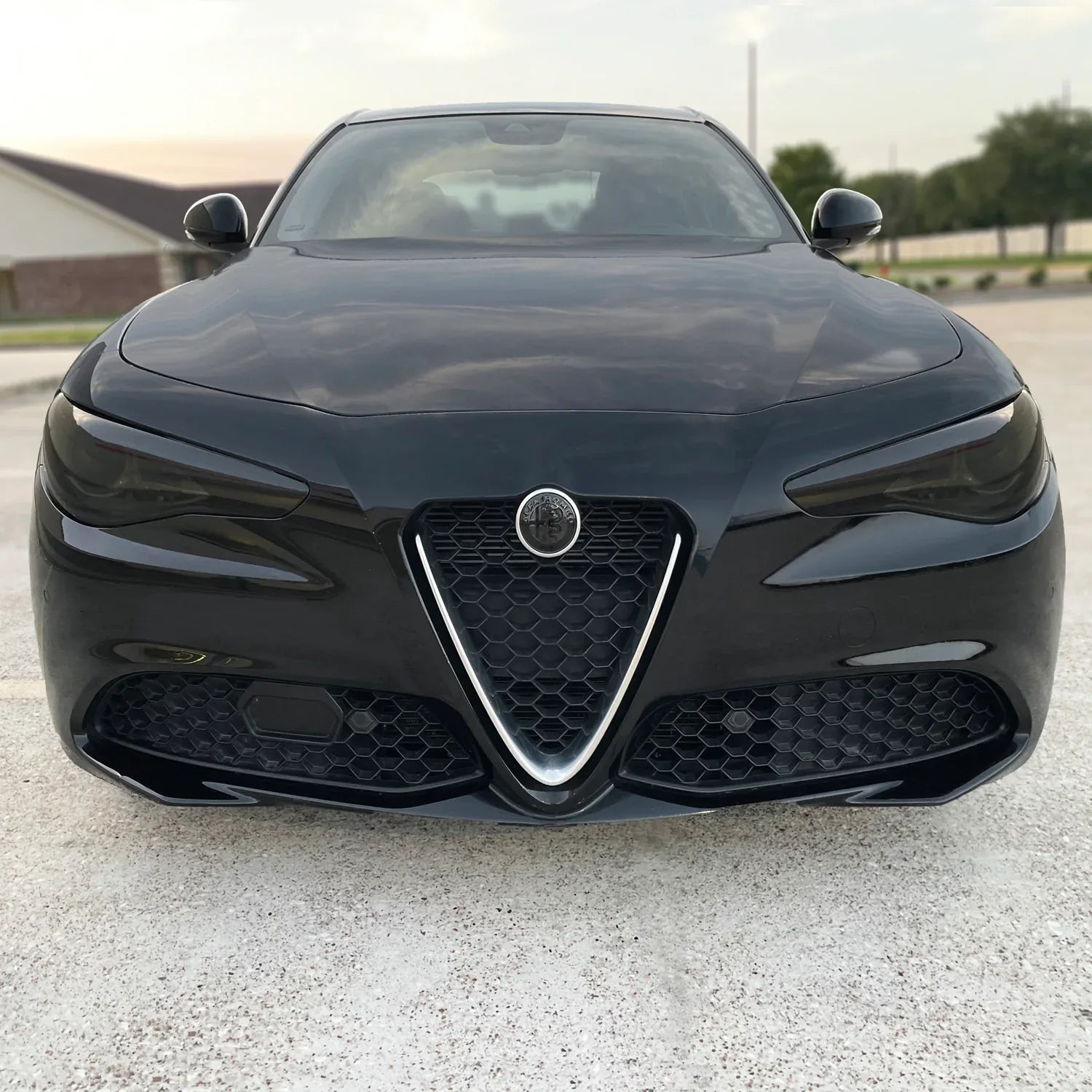2017-2023 Alfa Romeo Giulia | Headlight PreCut Tint Overlays
