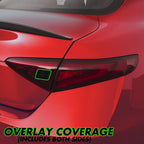 2017-2023 Alfa Romeo Giulia | Reverse Light PreCut Tint Overlays