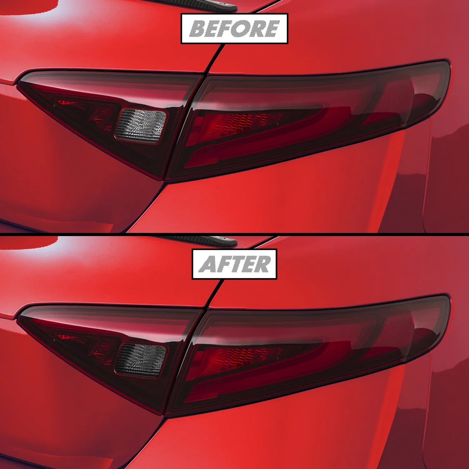 2017-2023 Alfa Romeo Giulia | Reverse Light PreCut Tint Overlays