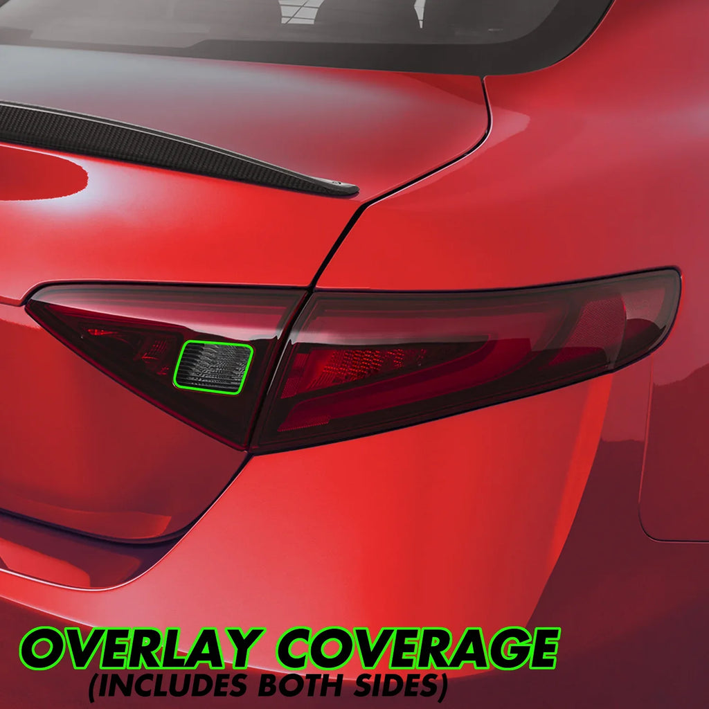 2017-2023 Alfa Romeo Giulia | Reverse Light PreCut Tint Overlays